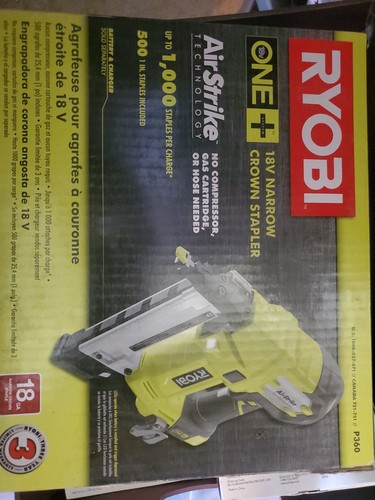 Ryobi p360 18v - ryobi, stapler
