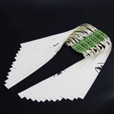 Powerful White Slingshot Flat Rubber Bands Catapult Replacement Elastic Band
