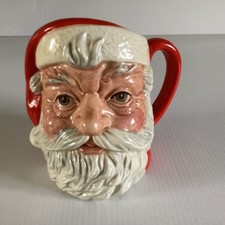 '83 Vintage Royal Doulton Character Toby Jug Christmas Santa Claus D6705  4 1/2"