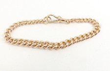 9ct Rose Gold Albert Bracelet
