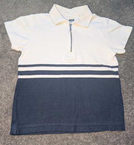 Boys blue and white polo - blue,