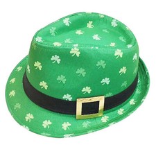 IRISH TRILBY HAT GREEN WITH