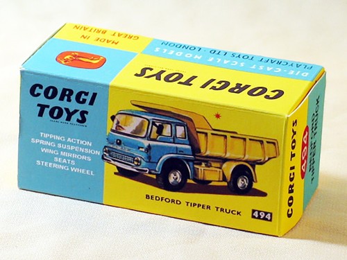 Corgi toys 494 bedford tipper - corgi,