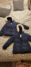 M&s Girl School Coat Navy