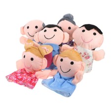 Pcs hand puppet family - 6,