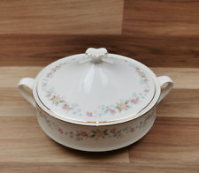Mayfair Bone China Alpine Flowers Lidded Vegetable Serving Tureen