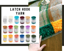 25g Latch Hook Yarn Pouch Tapestry Rug Yarn Knotted Wool Pre Cut Wool Rug Wool