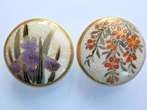 Antique satsuma ceramic - 2,