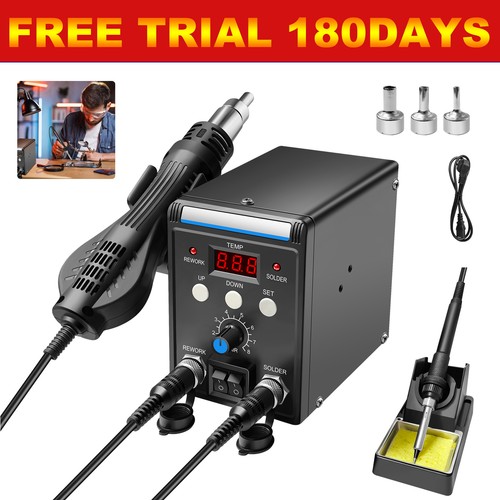 Soldering iron station hot - iron,