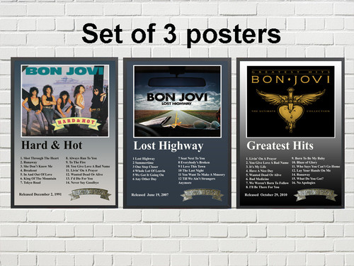 Bon jovi rock music posters - jovi,