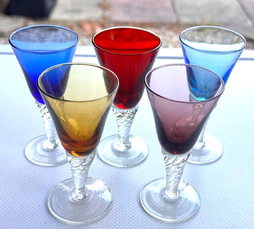 Vintage liqueur glasses - vintage,