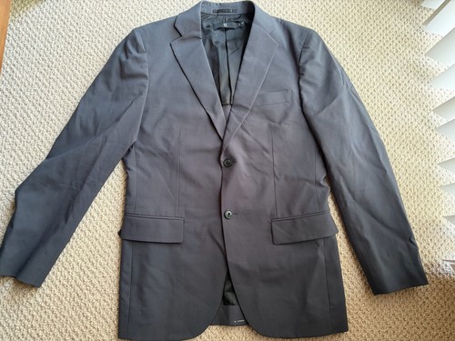 Uniqlo gray wool suit - suit, size