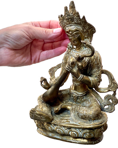Saraswati hindu goddess wisdom - saraswati,