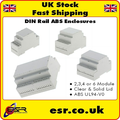 Abs din rail - abs, enclosures