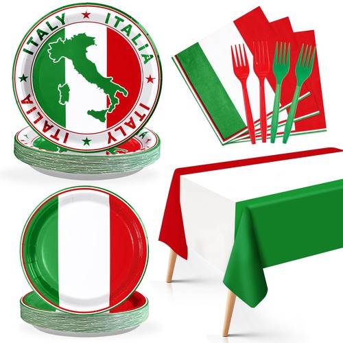 Italian flag birthday party - italian,