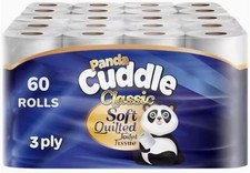 60 Panda Cuddle Toilet Roll