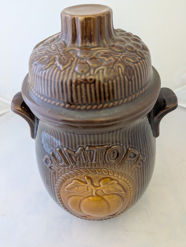 Rumtopf jar with - rumtopf, lid