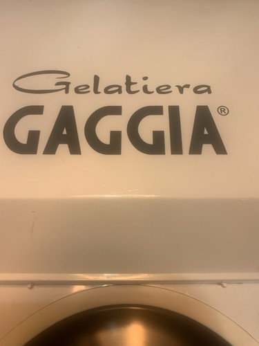 Gelatiera gaggia ice - ice, cream