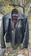 RARE Schott 681 Black Leather