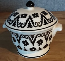 Emma Bridgewater Black Indian Sponge Small Tureen