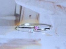 Heart Shape Pink Opal and