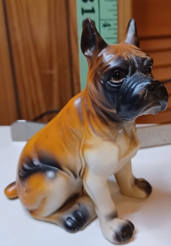 Vintage boxer dog ceramic - vintage,