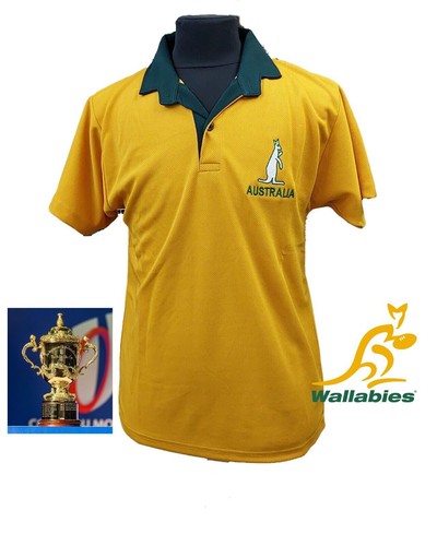 Australia rugby yellow shirt - australia,