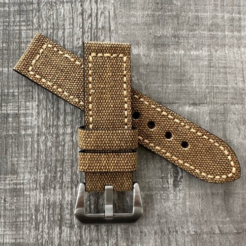 26mm brown canvas watch - brown,
