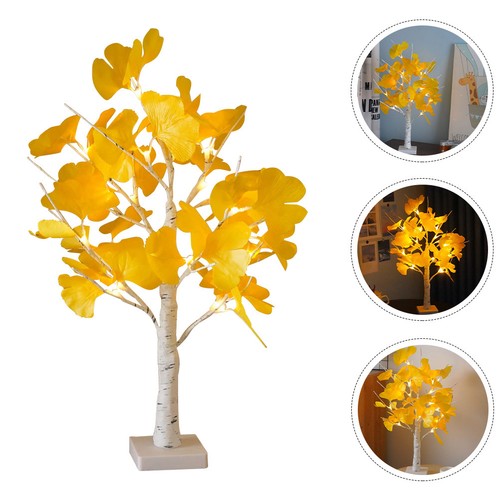 Artificial ginkgo tree - tree, light
