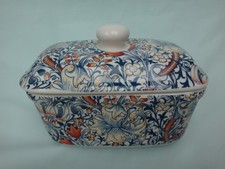 William Morris Butter Dish GOLDEN LILY Leonardo Collection