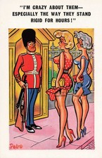 Pedro comic postcard – Guardsman joke – vintage unused