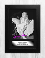 Marilyn Monroe 2 A4 signed