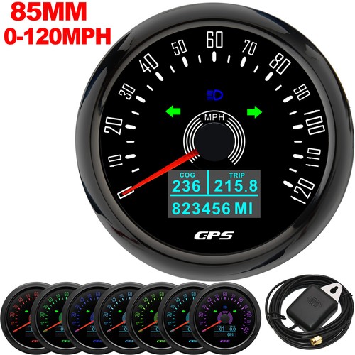 85mm black gps - black, speedometer