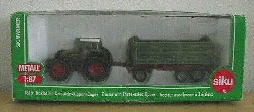 Siku 1845 tractor with 3 - -,