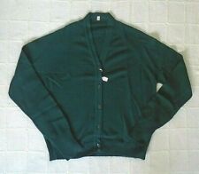 Vintage School  Cardigan - Age 12-14 years Approx - Bottle Green - Acrylic - New