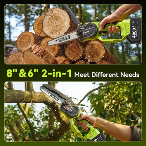 Mini chainsaw inch 6 - 8, &