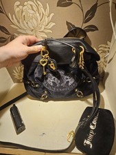 JUICY COUTURE BLACK VELVET BAG