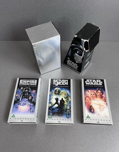 Star wars vhs trilogy - star,