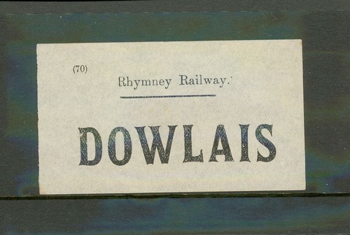 Rhymney railway luggage - rhymney, (rr)