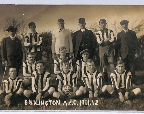 Yorks football postcard - football,