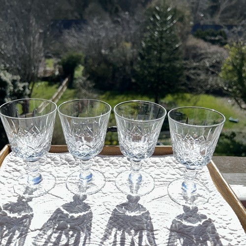 Set vintage cut - of, glass
