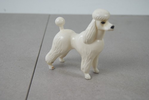 Vintage white plastic french - white,
