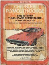 DODGE & PLYMOUTH INCL CHARGER CHALLENGER BARRACUDA SUPER BEE 55-71 REPAIR MANUAL