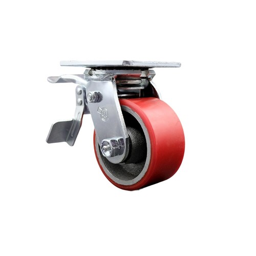 Inch red poly cast iron - on,