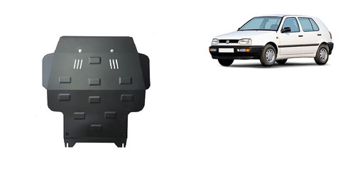 Steel skid plate sump guard - plate, /