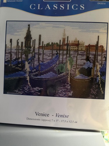 Dmc cross stitch - cross, venice