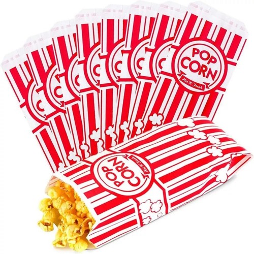 50pcs popcorn paper bags - 50pcs,