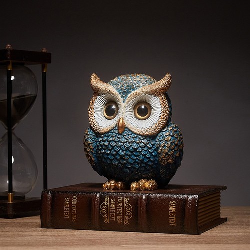 Vintage owl desktop figurine - vintage,
