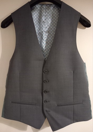 Mens grey ted - ted, waistcoat