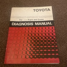 Toyota Supra Crown Electronically Controlled Transmission Diagnosis Manual 1986